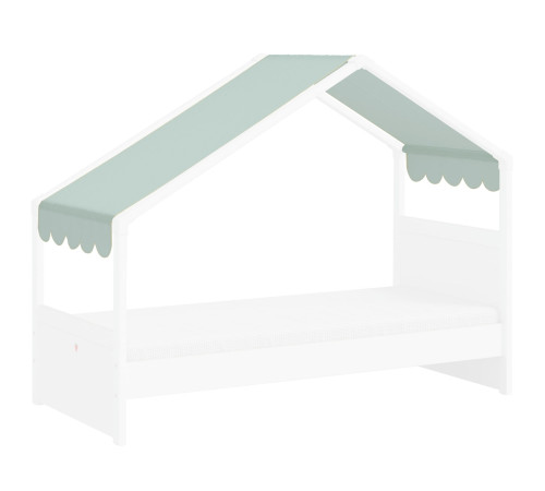 Látková strecha k posteli - Domček 1 Montes (zelená)