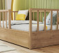 náhled Detská posteľ bez strechy ALFA MOCHA (100x200 cm)