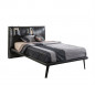 náhled Študentská posteľ XL DARK METAL (120x200 cm)