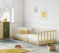 náhled Detská posteľ bez strechy MONTES NATURAL (90x190 cm)
