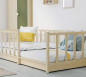 náhled Detská posteľ bez strechy MONTES NATURAL (90x190 cm)