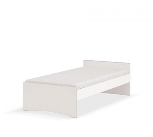 Študentská posteľ L MONTES WHITE LINE (100x200 cm)