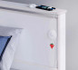 náhled Študentská posteľ s úložným priestorom MONTES WHITE (100x200 cm)