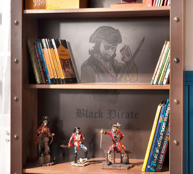 detail Detská knižnica BLACK PIRATE