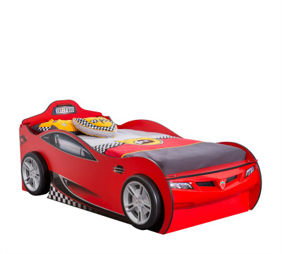 Detská autoposteľ RACECUP s prístelkou (červená)