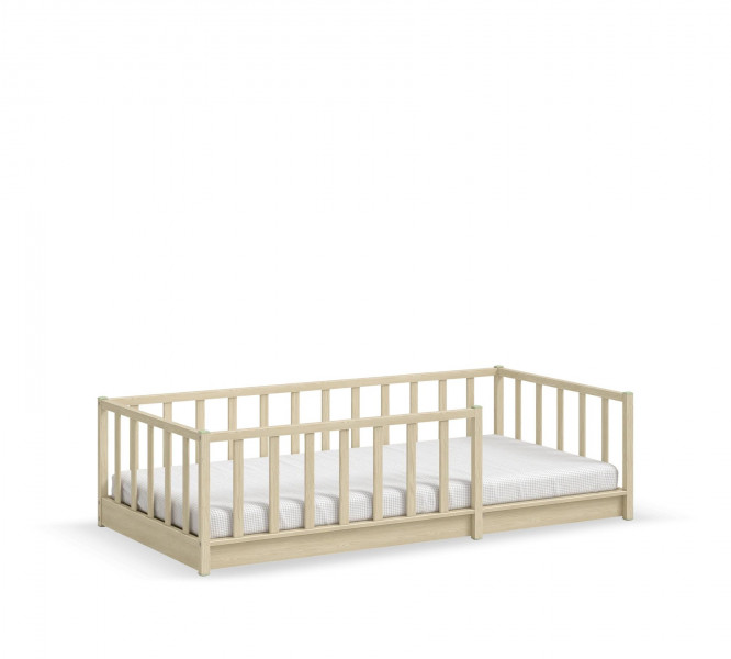 detail Detská posteľ bez strechy MONTES NATURAL (90x190 cm)