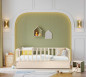 náhľad Detská posteľ bez strechy ALFA MONTES NATURAL (100x200 cm)
