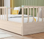 náhľad Detská posteľ bez strechy ALFA MONTES NATURAL (100x200 cm)