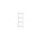 náhľad Študentská poschodová posteľ STUDIO MONTES WHITE -rebrík (90x200 cm)