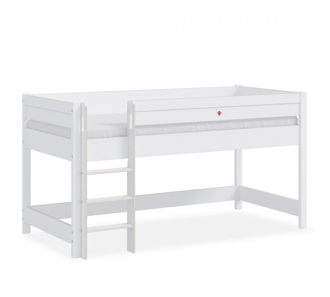 detail Detská posteľ - vyvýšená MONTES WHITE (90x200 cm)