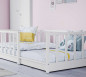 náhľad Detská posteľ bez strechy MONTES WHITE (90x190 cm)