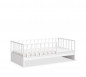náhľad Detská posteľ bez strechy ALFA MONTES WHITE (100x200 cm)