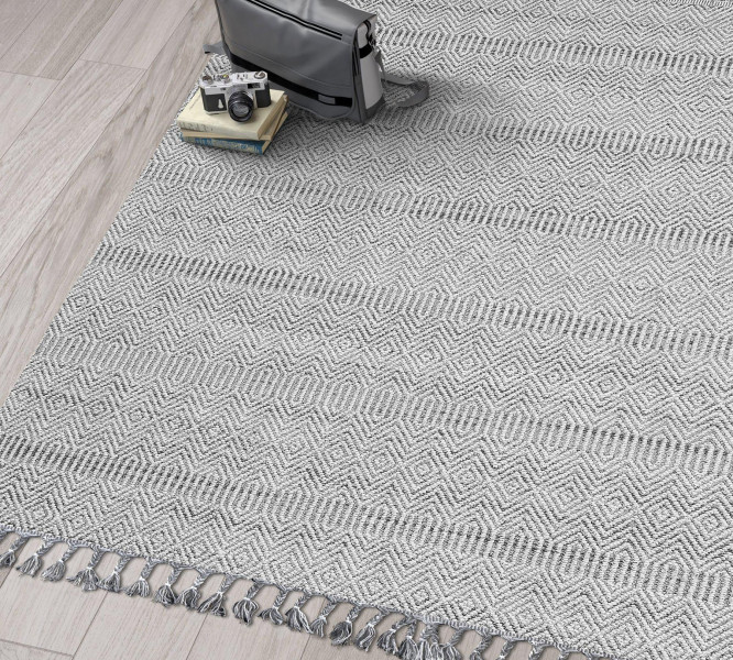 detail Študentský koberec PIXEL šedý (130x190 cm)