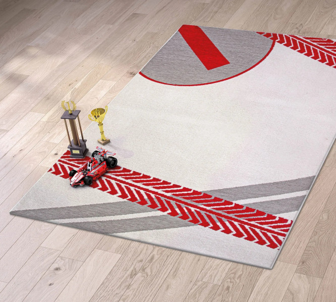 detail Detský koberec RACING (115x180 cm)