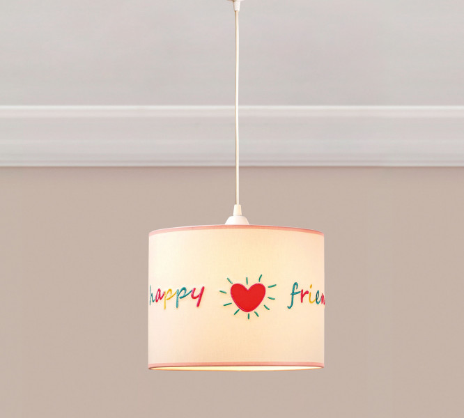 detail Detská stropná lampa HAPPY