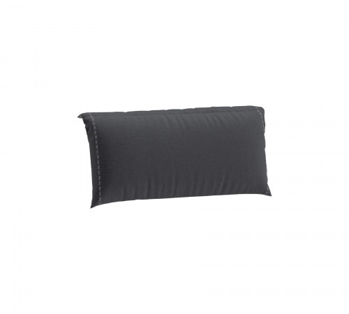 Obojstranný vankúš na čelo postele - antracitová/šedá (100x200 cm)