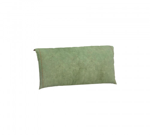 Obojstranný vankúš na čelo postele - zelená/hnedá (100x200 cm)