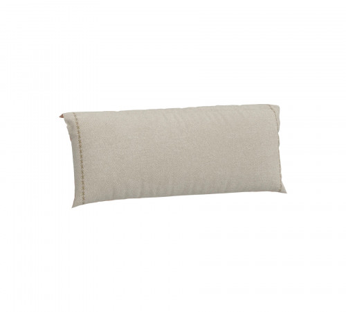 Obojstranný vankúš na čelo postele - lososová/béžová (120x200 cm)