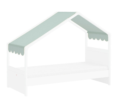 Látková strecha k posteli - Domček 1 Montes (zelená)